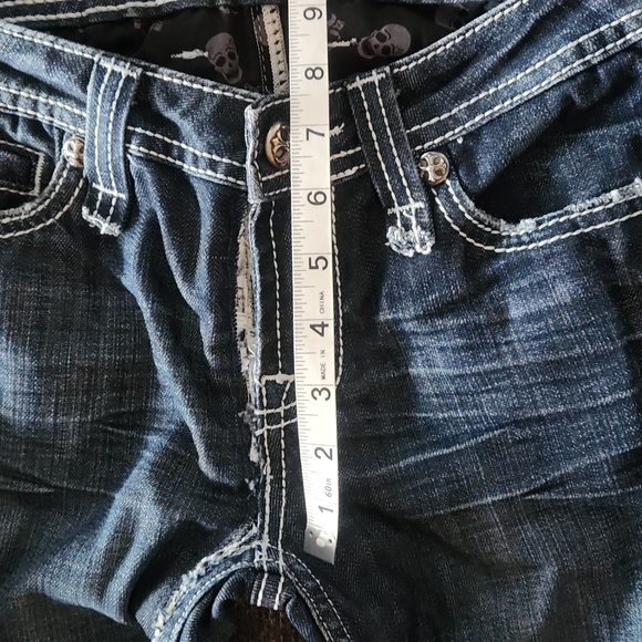 🖤Miss Me🖤 - Cross Distressed Bootcut Jean - Picture 13 of 16